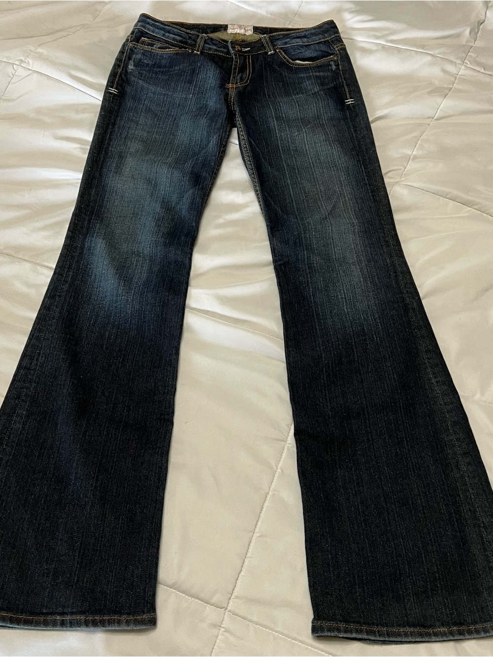 People's Liberation Dark Wash Flare Jeans